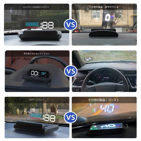 GEYIREN C500 HUD – スマートプロジェクションでより安全なドライビングを!